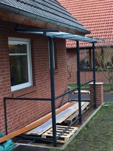 Glasüberdachung